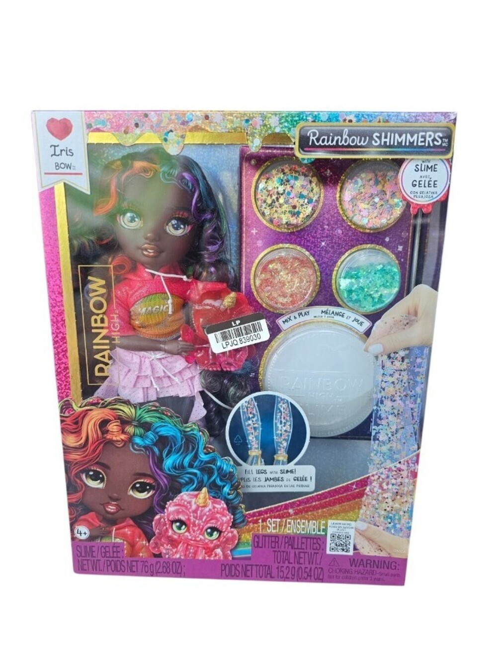 Rainbow High Rainbow Shimmers Iris Bow Fashion Doll NEW In Box